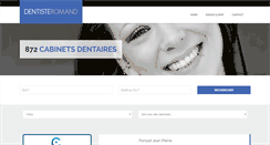 Desktop Screenshot of dentisteromand.ch