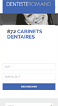 Mobile Screenshot of dentisteromand.ch
